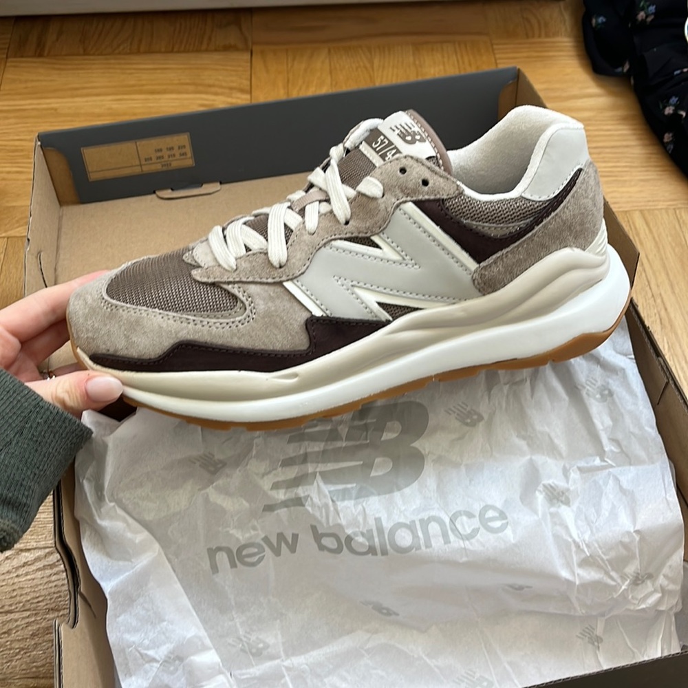 new balance 57/40s in taupe